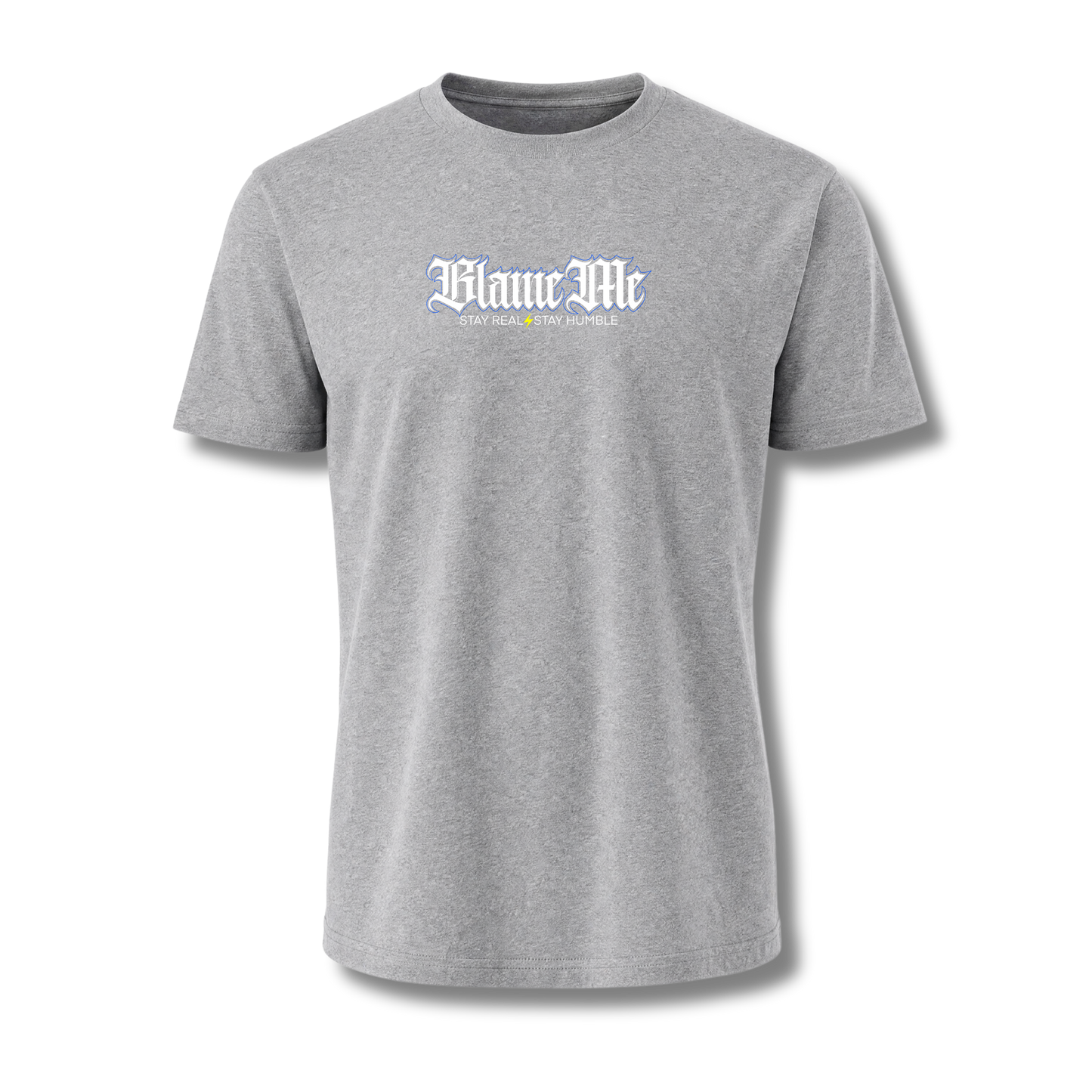 Stay Real Stay Humble Blue Shirt – Regular Fit