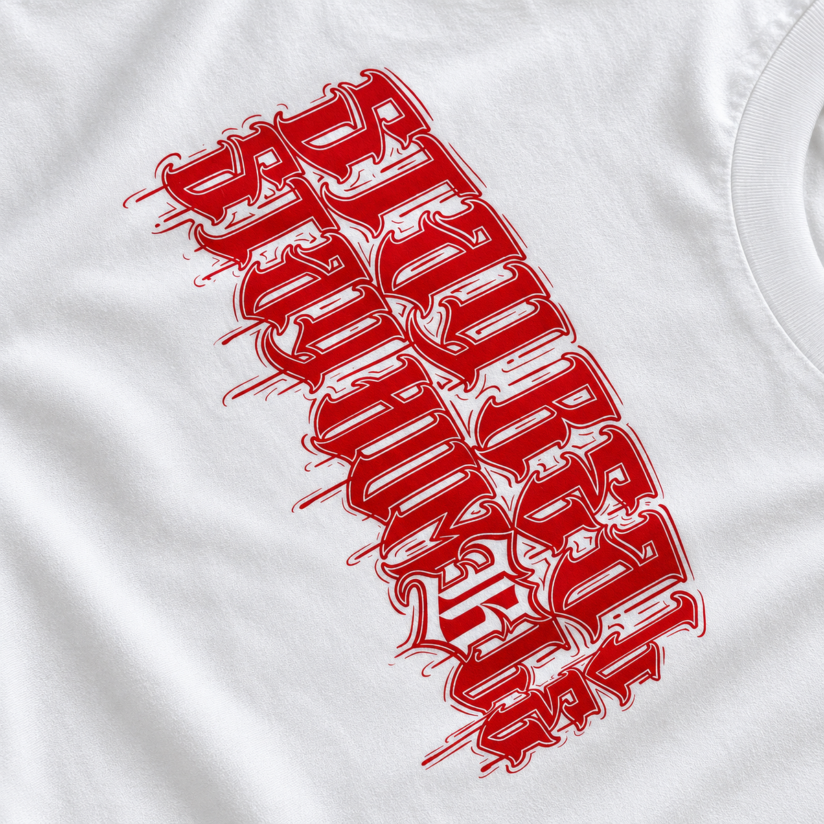NY Hardcore White – Regular Fit