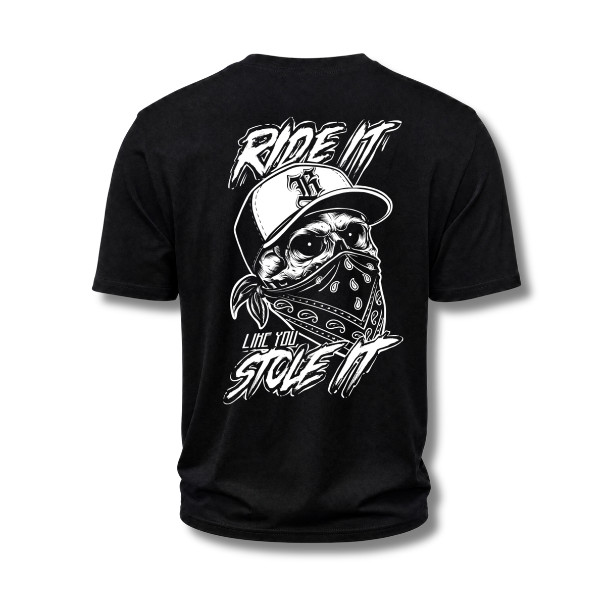 Ride It Like You Stole It Black - Loose Fit