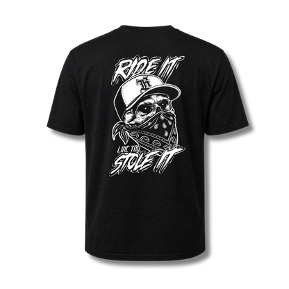 Ride It Like You Stole It Black - Regular Fit