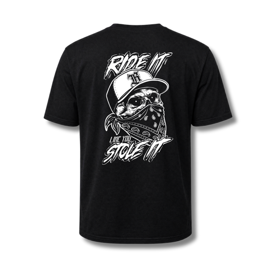 Ride It Like You Stole It Black - Regular Fit