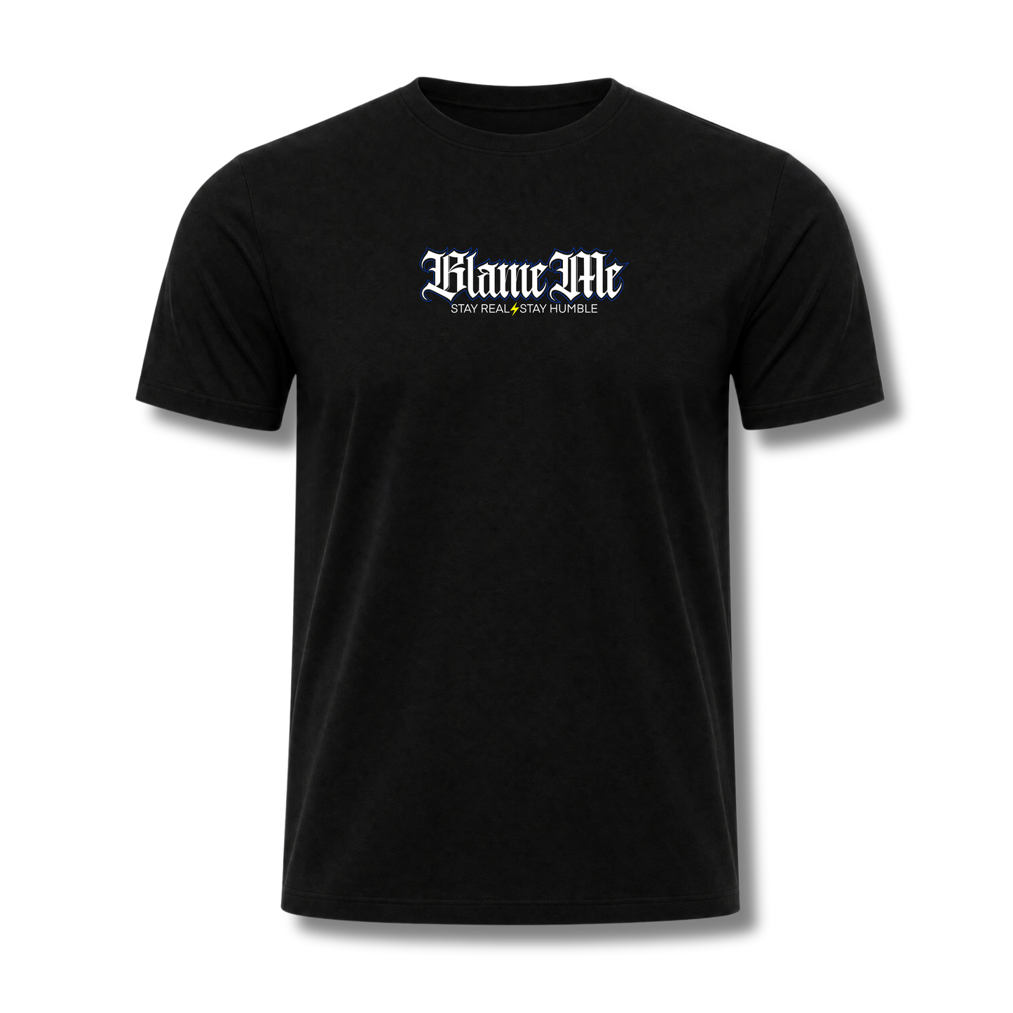 Stay Real Stay Humble Blue Shirt – Regular Fit