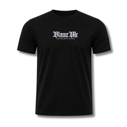 Stay Real Stay Humble Blue Shirt – Regular Fit