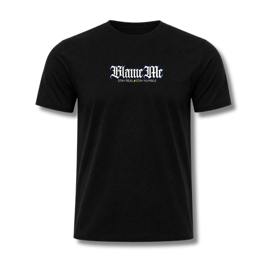 Stay Real Stay Humble Blue Shirt – Regular Fit