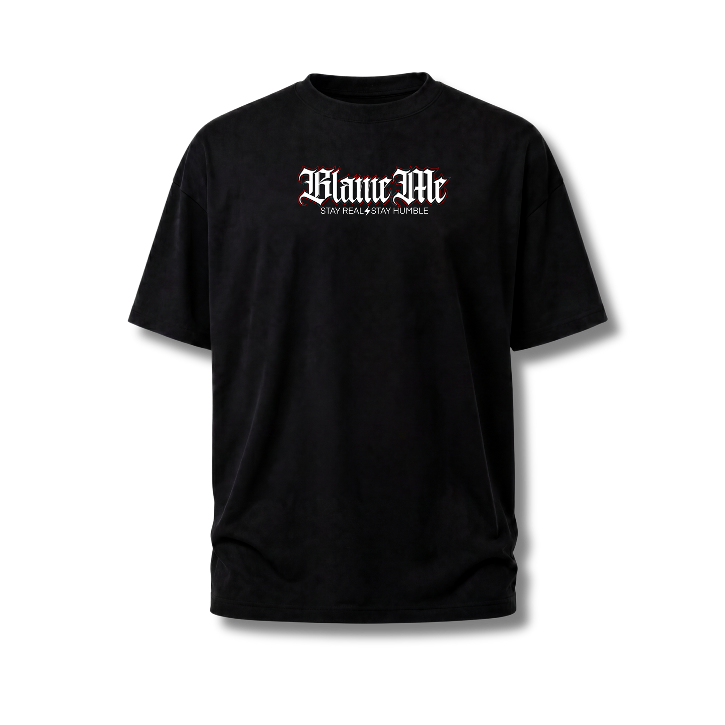 Stay Real Stay Humble Red Shirt – Loose Fit